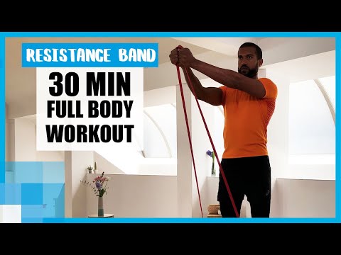 30 MIN Resistance Band-Workout für den ganzen Körper | Hometraining mit Coach Kofi 💪