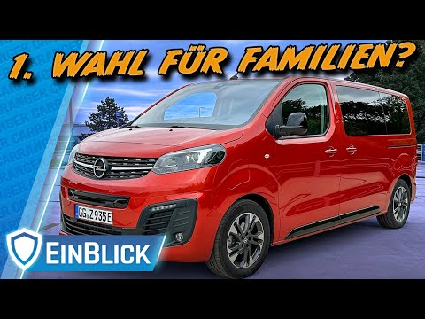 Opel Zafira Life Electric - BUS statt VAN! Alles für die Familie?