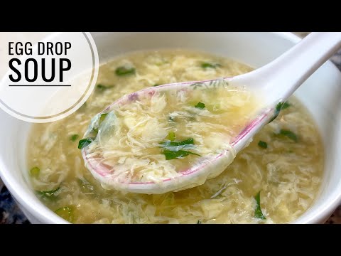Egg Drop Soup | How To Make Quick And Easy Egg Soup At Home