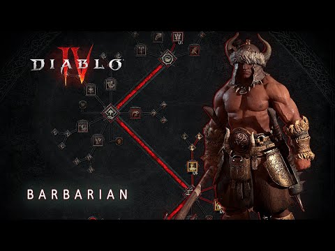 barbarian skill showcase and demonstration - diablo4 beta