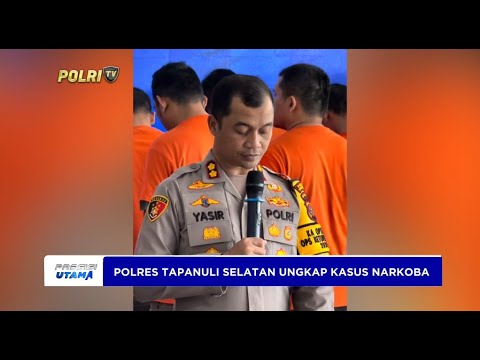 POLRES TAPSEL PENGUNGKAPAN 32 KASUS NARKOBA