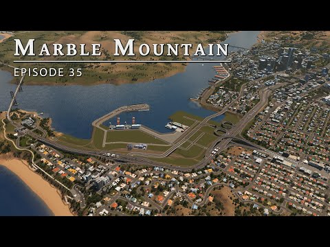 Planning a Port - Cities Skylines: Marble Mountain EP 35