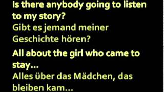 Girl - Jim Sturgess (Deutsch-Übersetzung)