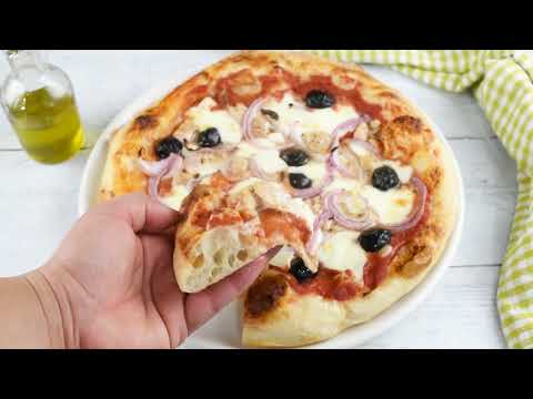 Pizza a casa tua come in pizzeria - Impasto pizza napoletana con 1 g di lievito-Ricette che Passione