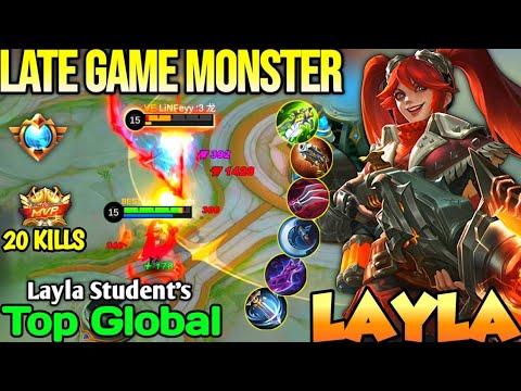 LAYLA BEST BUILD IN 2022 | TOP GLOBAL LAYLA Layla Student's - MOBILE LEGENDS