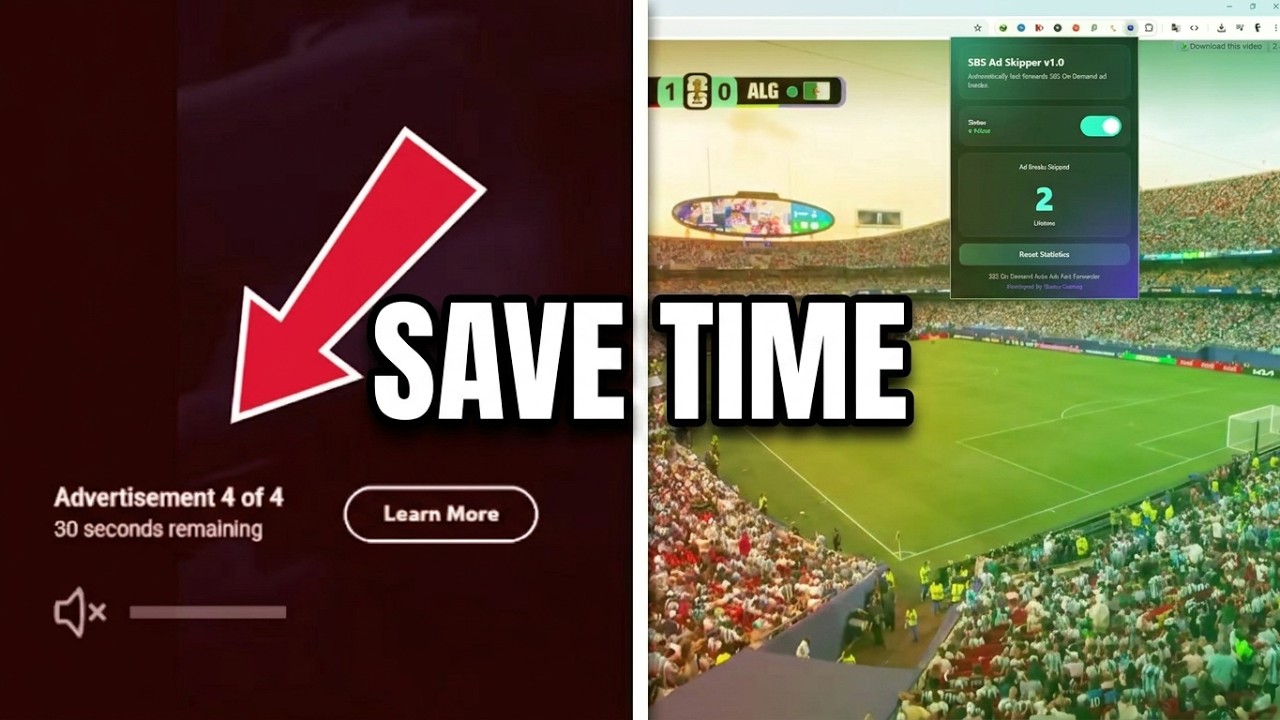 Watching All 104 World Cup Matches? This SBS Extension Saves You Time! 🚀