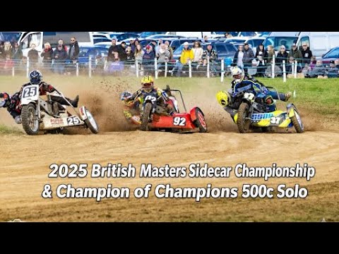 British Masters Sidecar and Solo Champion of Champions Vlog 🏁 #65 #grasstrack