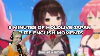 8 Minutes of Hololive Japan Elite English - Reaction