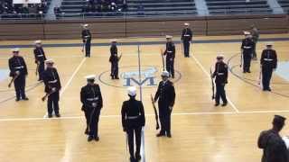 preview picture of video 'Portage High School MCJROTC Armed Exhibition Platoon - Michigan City 2014'