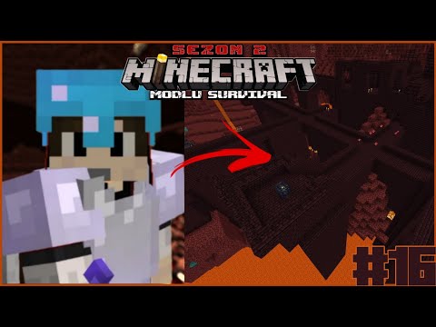 Fortreesa Gidip Blaze Kestim Minecraft Modlu Survival Sezon 2 Bölüm 16
