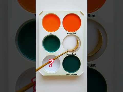 Errate die gemischten Farben 670 (leicht bis schwer) #Farbmischen #Farbmischung #RateDieFarbe