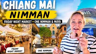 Chiang Mai Night Market | Nimman Friday Market + One Nimman & MAYA Mall