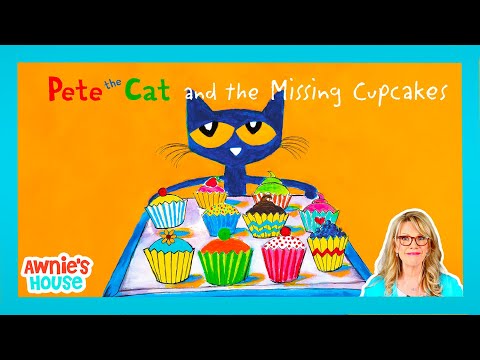 PETE THE CAT AND THE MISSING CUPCAKES 🧁 Can You Help Solve the Mystery? Kid's Read Aloud with Awnie