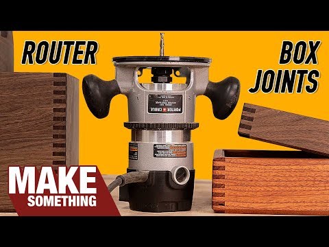 How to Make Box Joints with Only a Router | Woodworking Jig