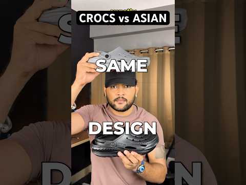 ₹2500 Crocs vs ₹500 Asian Clogs 🔥 #shorts #viralshorts