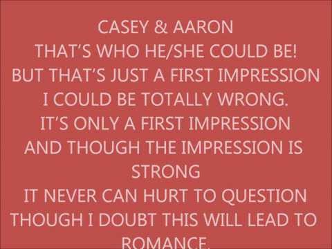 First Impressions- First Date (lyrics)