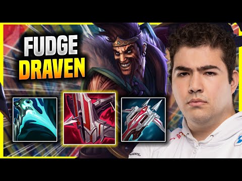 FUDGE TRIES SOME DRAVEN MID! - C9 Fudge Plays Draven MID vs Rumble! | Preseason 2022