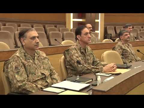 General Syed Asim Munir, chaired the 268th Corps Commanders’ Conference (CCC) at GHQ.| ISPR