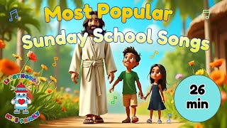 Download lagu 26 Minutes of Sunday School Songs for Kids | Top 10 Bible Songs | Worship for Ages 3–8 mp3