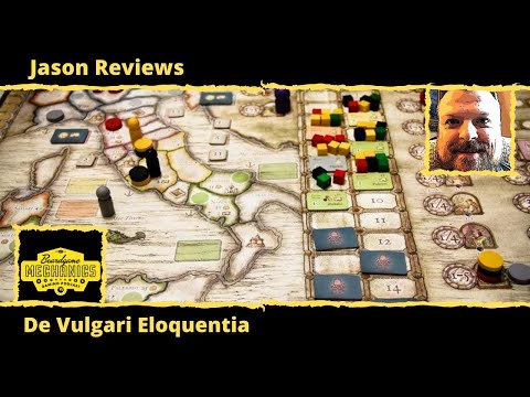 Jason’s Board Game Diagnostics of De Vulgari Eloquentia 
