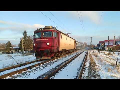 Tren IR1751 Bucuresti Nord - Suceava intra in Veresti cu EA170 - 24.01.2022