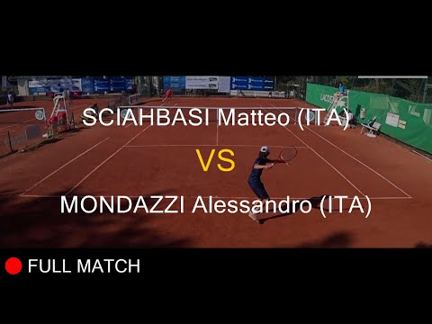 SCIAHBASI Matteo (ITA) VS MONDAZZI Alessandro (ITA) - La Balle Mimosa 2021