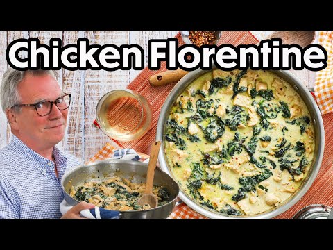 Creamy Chicken Florentine is dinner perfection