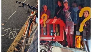 Il flash mob in via Rimesse per chiedere una pista ciclabile: «Una nuova opera pensata solo per l...