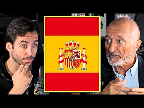 Pérez-Reverte is NOT proud of being Spanish but he IS satisfied with it - He himself explains