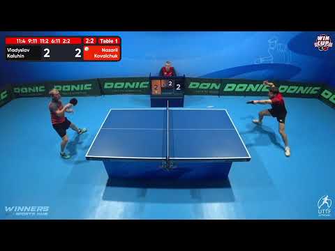 23:30 Vladyslav Kaluhin (3:2) Nazarii Kovalchuk  West 5 WIN CUP 16.10.2022 | TABLE TENNIS WINCUP