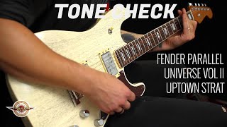 Video thumbnail for TONE CHECK: Fender Parallel Universe II Uptown Strat | No Talking by Cream City Music