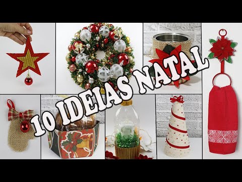 10 IDEIAS DE DECORAÇÃO DE NATAL SIMPLES E BARATO🎄