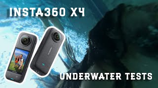 Insta360 X4 Underwater Tests - Does the Insta work underwater? Flat and 360 comparison