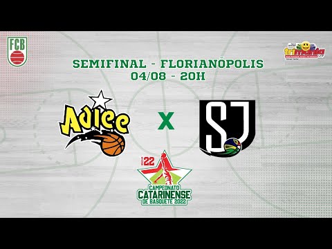 Fase Semifinal - ADIEE / Avaí x Basket São José | Catarinense Sub-22 Masculino 2022