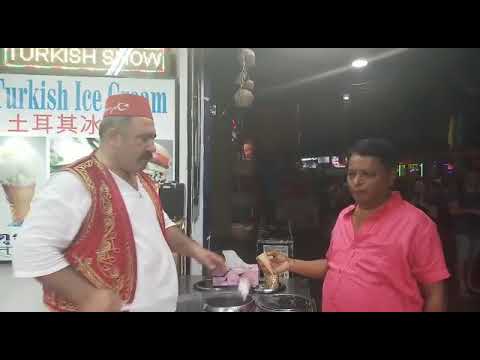 Turkish Ice cream, Pattaya Thailand 2019