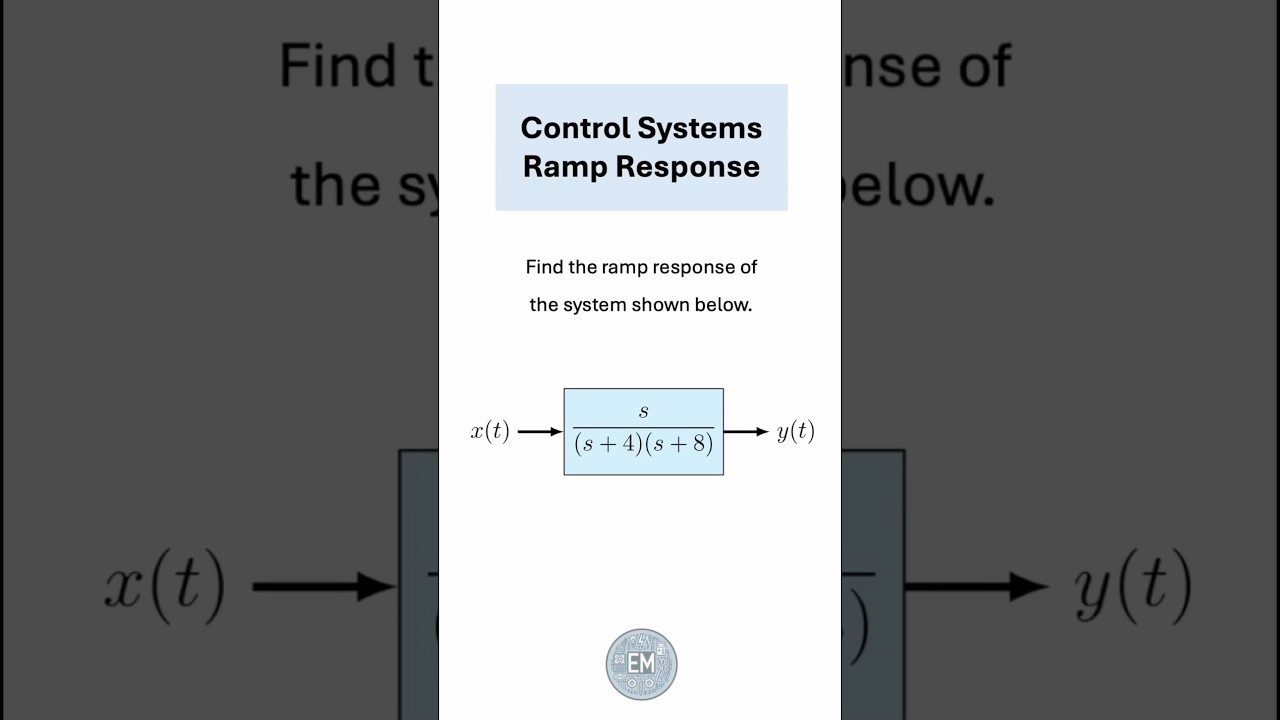 Ramp Response of an LTI System: Worked Example #electricalengineering