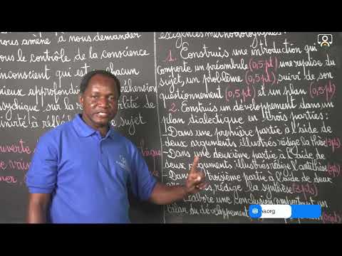 Exercice Philo TleD Chapitre01 Seq01  LE PSYCHISME HUMAIN  Conscience et l'inconscient