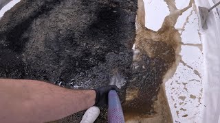 Cleaning a Fire Damaged Carpet !!