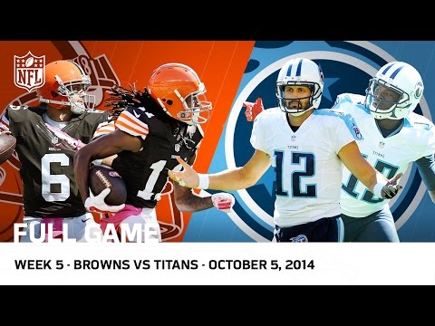 Browns Complete Largest Road Comeback in NFL History vs. Titans (Week 5, 2014) | NFL Full Game