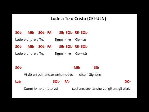Lode a Te o Cristo CEI-ULN