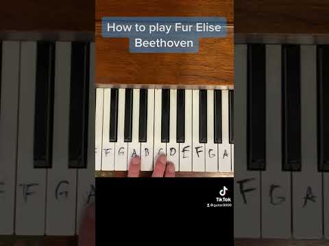 Fur Elise Beethoven piano lesson