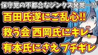 【日本保守党】保守党の不都合なジンクス発覚…?!＆百田氏遂にご乱心‼救う会 西岡氏にキレ有本氏にさえブチギレ