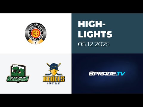 05.12.2025 - Highlights - Erding Gladiators vs. Stuttgart Rebels