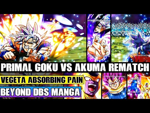Beyond Dragon Ball Super Primal Ultra Instinct Goku Vs Akuma Rematch! Vegetas Intense Battle