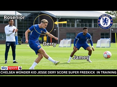 CHELSEA WONDER KID JESSE SCORES SUPER FREE-KICK IN TRAINING 😱 LIAM ROSENIOR IN SHOCK!!!