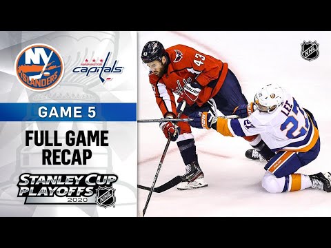 NHL PS4. 2020 STANLEY CUP PLAYOFFS FIRST ROUND GAME 5 EAST: ISLANDERS VS CAPITALS.08.20.2020.(NBCSN)