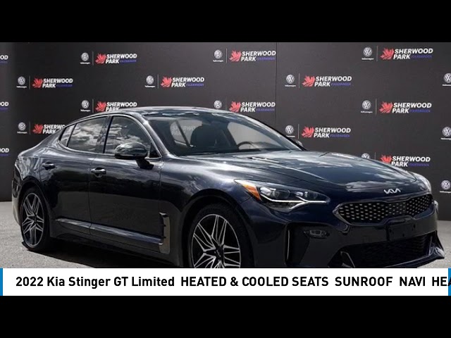 2022 Kia Stinger GT Limited | HEATED & COOLED SEATS | SUNROOF in Cars & Trucks in Strathcona County