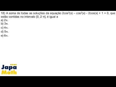 Prova Resolvida EsPCEx (2014 - 2015) - Equação Trigonométrica