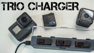 Charge 3 GoPro Batteries at One Time | Freewellgear Trio Charger