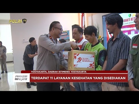 PRESISI UPDATE: POLDA DIY BERI LAYANAN KESEHATAN GRATIS SAMBUT HARI BHAYANGKARA KE-79 17/06/25 16.00